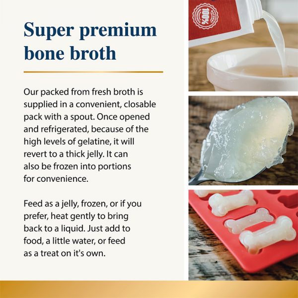 Super premium bone broth info