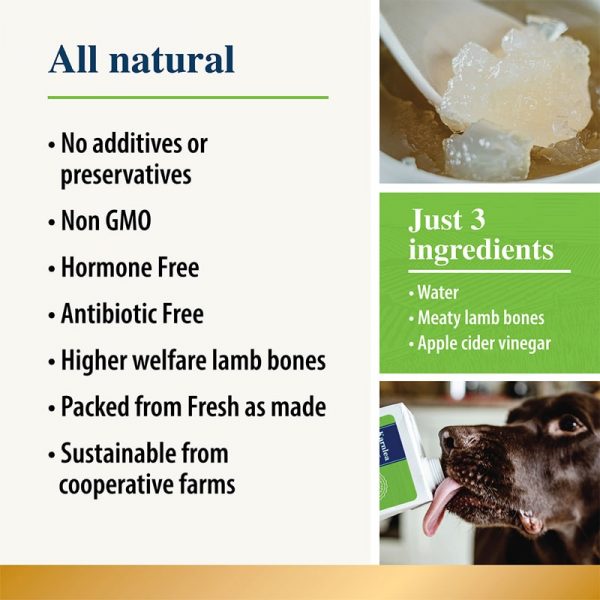 All natural lamb bone broth info